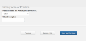 CategoryA_Application_Employment_Information_Primary_Area_of_Practice_Other_Option