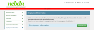 CategoryB_Application_Employment_Information