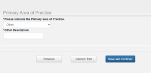 CategoryB_Application_Primary_Area_of_Practice_Dropdown_Options_Other